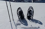 MONTE CORNO: Historische-12 März 2017 PLATEAU Guides geführte Schneeschuhwanderung