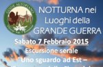Ciaspolata Guidata "Monte Lisser" con Guide Altopiano-7 febbraio 2015 - SERALE