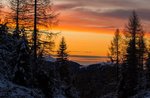 Monte Verena: die Sterne und die starken Abend Abend Januar 2 PLATEAU-Stadtführer