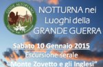 Ciaspolata/Escur Guidata Storica Guide Altopiano Monte Zovetto 10 gennaio SERALE