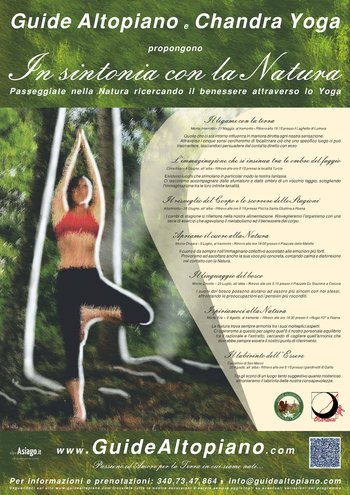 In tune with nature with guides PLATEAU and CHANDRA YOGA 