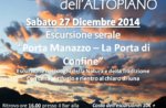 Snowshoe hiking Tour "Manazzo Port" with Guide-27 December EVENING Plateau