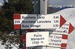 Manazzo Port: ein Schritt aus Trentino ConGUIDE 7. Februar 2016 SCOT-Schneeschuhtour