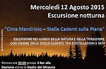 Piana Mandriolo-Visione Stelle con GuideAltopiano - Mercoledì 12 Agosto NOTTURNA