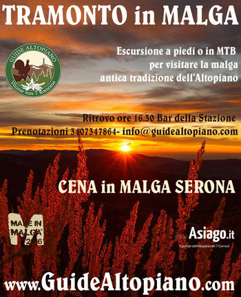 Tramonto in Malga Tramonto in Malga