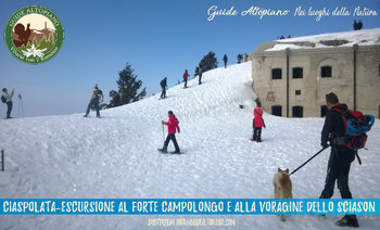Ciaspolata Forte Campolongo - Guide Altopiano