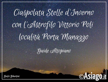 Ciaspolata Stelle Porta Manazzo Guide Altopiano