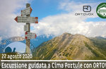 CIMA PORTULE con ORTOVOX, escursione guidata, 22 agosto 2020