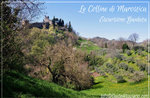Die Hügel im Frühjahr, vom 9. März 2019 Marostica Schlossbrücke