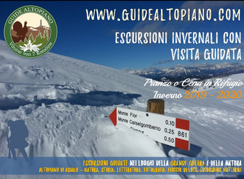 TREKKING UND TREKKING - Führungen INVERNO 2020 - GUIDE ALTOPIANO Asiago7C