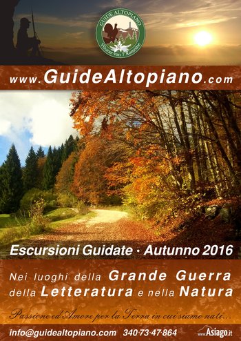 ESCURSIONI/TREKKING - VISITE GUIDATE Autunno 2016 GUIDE ALTOPIANO 