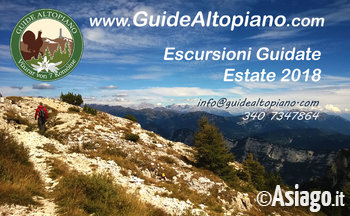 ESCURSIONI e TREKKING - Visite Guidate -  ESTATE 2018 - GUIDE ALTOPIANO Asiago7C