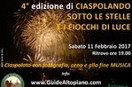 4°EDIZIONE di CIASPOLANDO "Stelle e Fiocchi" GUIDEALTOPIANO-11 febbraio - SERALE