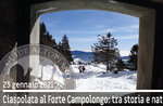 SNOWSHOEING DRIVEN TO CAMPOLONGO FORT, 23. Januar 2021
