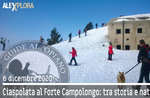 SNOWSHOEING DRIVEN TO CAMPOLONGO FORT, 6 December 2020