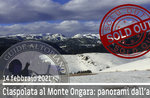 CIASPOLATA MONTE ONGARA, views from above February 14, 2021