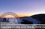 MONE LISSER SNOWSHOEING ON CALAR DELLA SERA, 12 February 2021 EVENING
