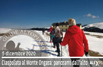 CIASPOLATA AL MONTE ONGARA, 5 dicembre 2020