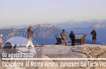 MONTE VERENA: panorami a 2000m dal Forte,  escursione guidata, 2 agosto 2020