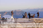 MONTE VERENA: 2000m Aussicht vom Fort, geführte Wanderung, 26. August 2020