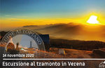 ESCURSIONE TRAMONTO MONTE VERENA, 14 novembre 2020