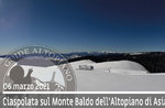 CIASPOLATA AL MONTE BALDO DELL'ALTOPIANO ASIAGO, 6 marzo 2021