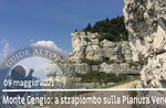 MONTE CENGIO a strapiombo sulla pianura veneta, escursione 9 MAGGIO 2021 