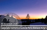 SNOWSHOEING DRIVEN AT SUNSET AT PORTA MANAZZO, 30. Dezember 2020