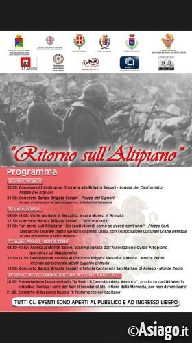 Ritorno all'Altopiano