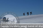 CIASPOLATA CIMA VALBELLA, Winterlandschaften, 29. Dezember 2020