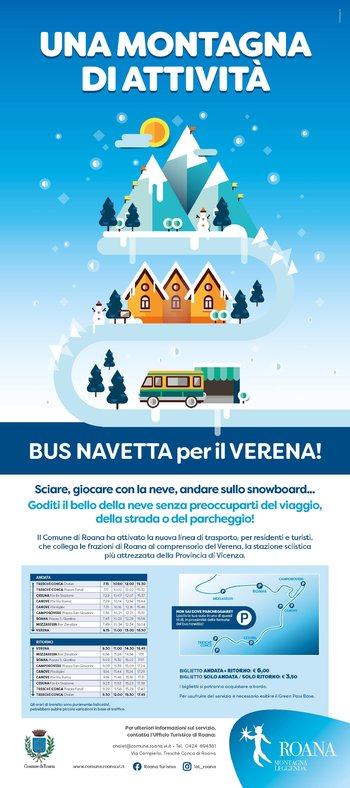 Comune roana bus per ski area Verena stagione2021 2022
