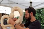 Realization of a wooden sculpture in Malga Mazze Inferiori - 25 July 2021