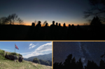 Sunset and stars from Mount Zovetto - Saturday 28 November 2020 