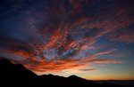 Winter sunsets: Monte Val Marie, Saturday 9 December 2017