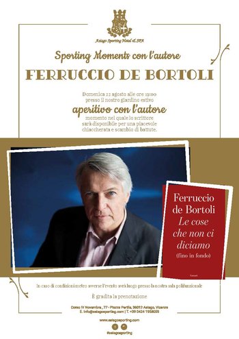 Ferruccio De Bortoli all'Asiago Sporting Hotel