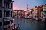 laguna di venezia con la gondola