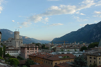 panorama dal castello di trento