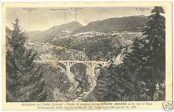 Francobollo Ponte Roana Francobollo Ponte Roana
