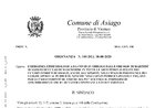 ORDINANZA DEL COMUNE DI ASIAGO DEL 18/08/2020 - NUOVE DISPOSIZIONI per il contenimento dell’epidemia da Covid 19 