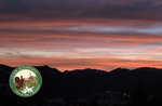 WINTER SUNSET, views between the Dolomites and the Plateau, Saturday 8 January 2022