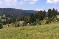 Discesa dal Monte Corno