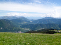 Wunderbarer Panoramablick vom Gipfel des Lisser