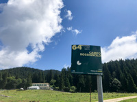 View of Malga Camporossignolo and surrounding pastures