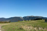 Monte Valbella Gallio und linken Daumen Hintergrund