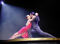 Argentine tango show in Piazzetta Monte Zebio in Asiago, on the 27th of July