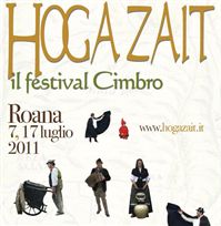 Hoga Zait, zimbrischen Culture Festival, Juli 07 17, 2011 in Roana, Asiago