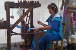 Curtain Medieval reenactment of ancient crafts in gallium, Monday August 20, 20
