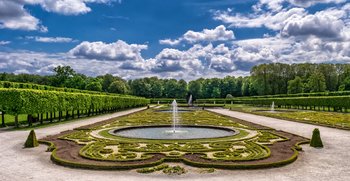 Giardino di un castello