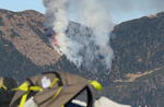 Feuer auf Portule. Verordnung über die Beleuchtung von Bränden in Asiago zu verbieten.