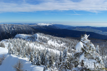 Panorama invernale sull'Altopiano di Asiago